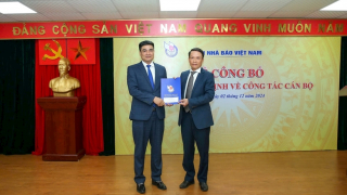 Hội Nhà báo Việt Nam trao quyết định bổ nhiệm cán bộ