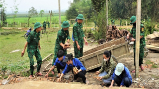 Dấu ấn của lực lượng vũ trang trong xây dựng nông thôn mới ở vùng rốn lũ Hà Tĩnh