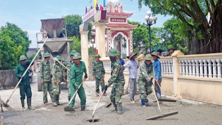 Chung sức giúp các xã biên giới xây dựng nông thôn mới