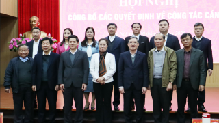 Trung ương Hội Nông dân Việt Nam công bố các quyết định về công tác cán bộ
