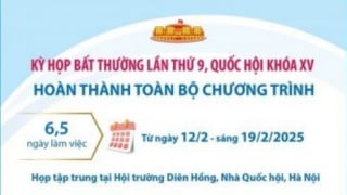 Kỳ họp bất thường lần thứ 9 hoàn thành toàn bộ chương trình
