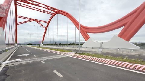 Dải lụa vắt ngang sông Trà Khúc: Cận cảnh cây cầu 850 tỷ, biểu tượng mới của Quảng Ngãi 