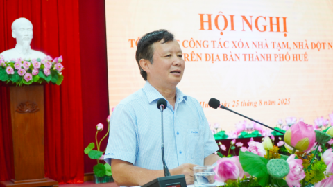 Bí thư Thành ủy Huế: 'Thành công xóa 1.170 nhà tạm là kết tinh của lòng nhân ái'