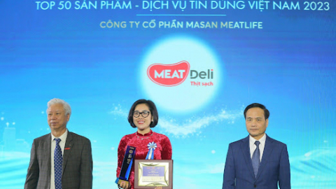 Thịt mát MEATDeli tiếp tục được vinh danh Top 10 Tin dùng Việt Nam 2023