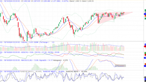 Dòng tiền yếu khiến VN-Index khó vượt mốc 1.300 điểm