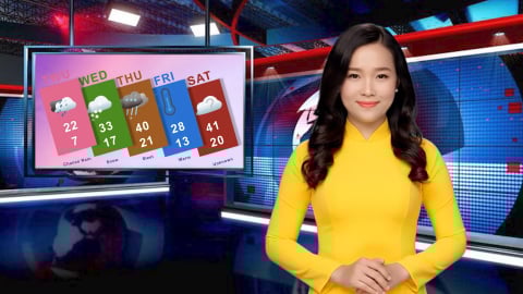 Thời tiết hôm nay: Nhiều nơi Miền Bắc nắng nóng gay gắt trên 38°C, phía Nam mưa to