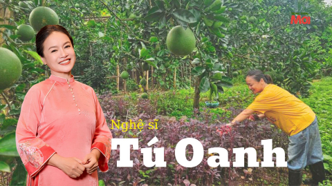 Nhà vườn sao Việt: Nghệ sĩ Tú Oanh hóa 'nông dân U60', hồi sinh hơn 3.000m2 đất ven sông đẹp như cổ tích