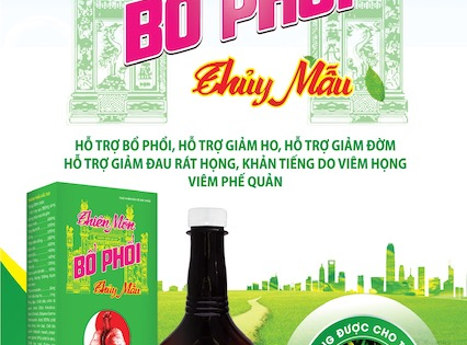 Thiên môn bổ phổi Thuỷ Mẫu với chiết xuất dược liệu từ cây thuốc dân tộc