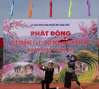 Huyện Mù Căng Chải phát động Lễ trồng cây Xuân Giáp Thìn 2024