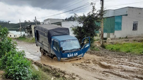 Sau nhiều năm dân kêu, máy lu máy ủi đã vang rền trên con đường 'đau khổ' ở Tà Năng
