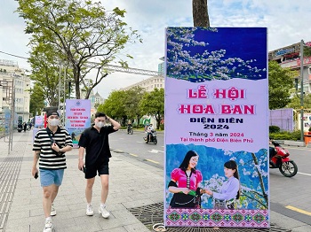 Hoa ban đua nở, mời gọi du khách đến với Điện Biên