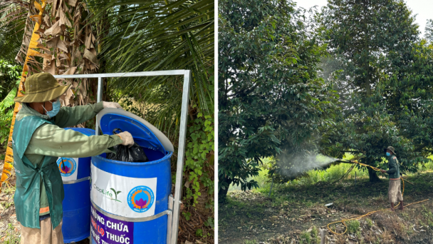 Nông dân được tập huấn sử dụng thuốc bảo vệ thực vật bền vững qua chương trình Stewardship