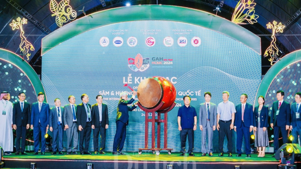 Khai mạc Lễ hội Sâm và hương liệu, dược liệu quốc tế TP. HCM