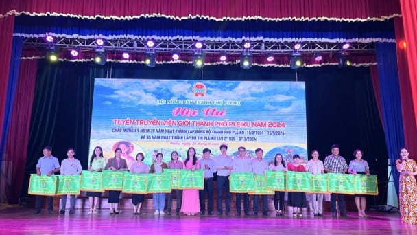 Sôi nổi Hội thi Tuyên truyền viên giỏi Hội Nông dân TP. Pleiku 2024