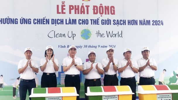 Hội Nông dân Việt Nam tổ chức lễ phát động Quốc gia hưởng ứng chiến dịch “Làm cho Thế giới sạch hơn” năm 2024