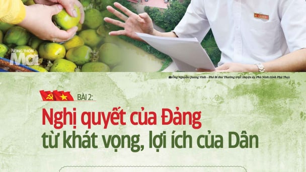 Nghị quyết của Đảng từ khát vọng, lợi ích của Dân