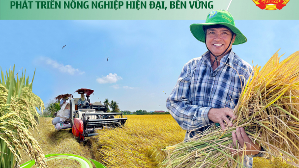 Hỗ trợ nông dân canh tác lúa thích ứng với biến đổi khí hậu, phát triển nông nghiệp hiện đại, bền vững