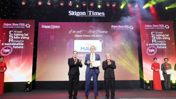 Mavin được vinh danh tại Giải thưởng Saigon Times CSR 2024