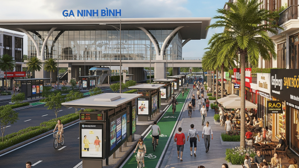 Không chỉ là nhà ga: Ninh Bình và tham vọng biến khu vực quanh đường sắt tốc độ cao thành cực tăng trưởng mới