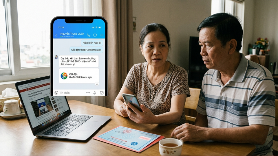 Mất gần 10 triệu đồng vì 'sập bẫy' cài 'BHXH điện tử' để cập nhật thẻ BHYT cho con