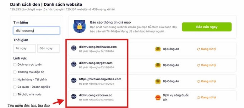 Bộ Công an hướng dẫn cách nhận diện website lừa đảo