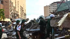 Đoàn Việt Nam đưa 11 nạn nhân động đất tại Venezuela ra khỏi đống đổ nát