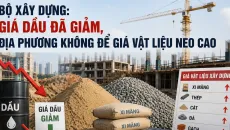 Bộ Xây dựng yêu cầu địa phương không để giá vật liệu tiếp tục neo cao
