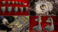 Sốc: Quần thể mộ thời Hán với quan tài nhiều lớp