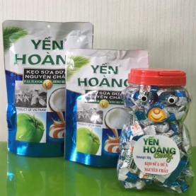 Kẹo dừa không dính răng hương trà xanh