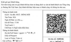 Cách đặt vé tàu Tết 2024 online và những điều người đi tàu cần biết để tránh mua phải vé giả