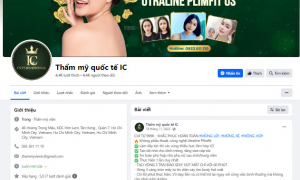 Thẩm mỹ Quốc tế IC quảng cáo dịch vụ khám, chữa bệnh 'chui'