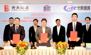 Ký kết hợp tác về các dự án môi trường, năng lượng, hạ tầng