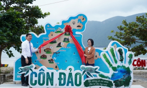 Ra mắt mô hình checkin “Du lịch giảm nhựa” tại Côn Đảo