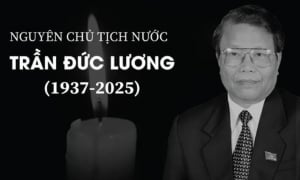 Xúc động dòng ghi sổ tang viếng nguyên Chủ tịch nước Trần Đức Lương