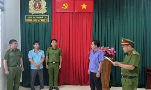 Gia Lai bắt giữ kẻ khai thác cát trái phép gây thiệt hại hàng tỷ đồng