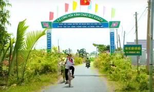 Trà Vinh: Hơn 7 tỷ làm đường GTNT ấp Bùng Binh, xã Long Hòa
