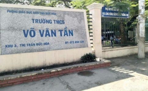 Long An: Đơn vị nào thi công trường THCS Võ Văn Tần?
