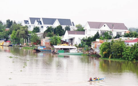 Long An: Thiên Lộc Kiến Tường thi công cống Rạch Gốc