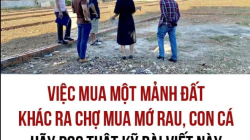 Giá như tôi biết điều này trước khi mua đất