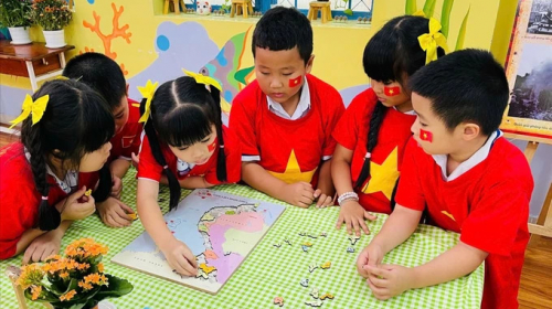 Tổ chức nhiều hoạt động kỷ niệm các ngày lễ lớn: Học sinh nhận thức hơn về giá trị độc lập dân tộc