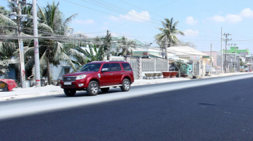 Phân luồng giao thông phục vụ thi công cầu Rạch Tràm