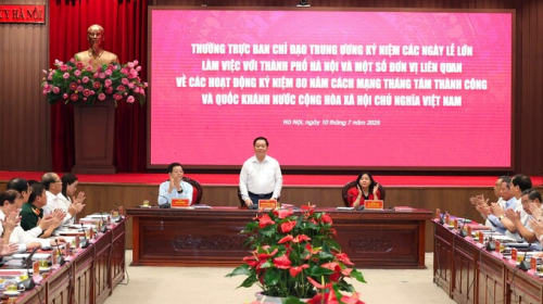Hà Nội phối hợp các bộ, ngành chuẩn bị kỹ lưỡng, chu đáo đảm bảo cho các hoạt động kỷ niệm 80 năm Quốc khánh 2/9