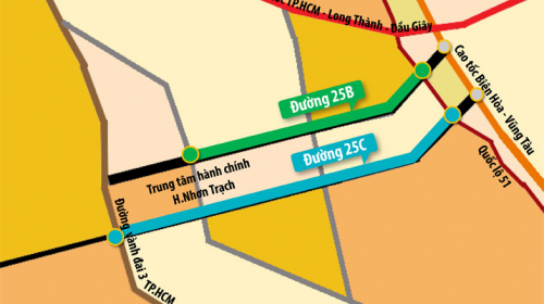 Định hình các trục phát triển cho đô thị Long Thành, Nhơn Trạch