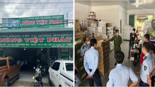 Đồng Tháp: Bắt giữ gần 350 sản phẩm thuốc bảo vệ thực vật giả mạo nhãn hàng hóa