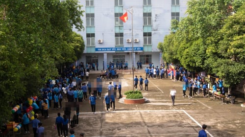 2 nhà thầu muốn cải tạo khối hội trường tại Cao đẳng Long An