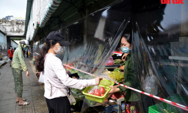Gần 80% chợ truyền thống ở TP Hồ Chí Minh đã khôi phục hoạt động