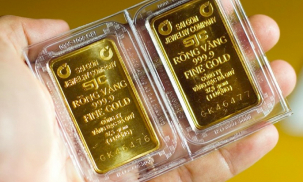 Giá vàng SJC giảm, vàng thế giới tăng nhẹ trong phiên giao dịch đầu tuần