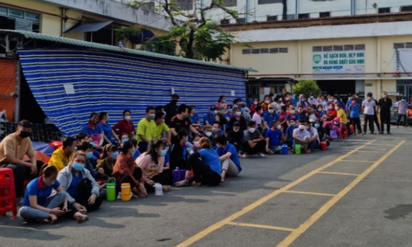 Lương thấp, 500 công nhân Công ty TNHH DaeYun Việt Nam ngừng việc