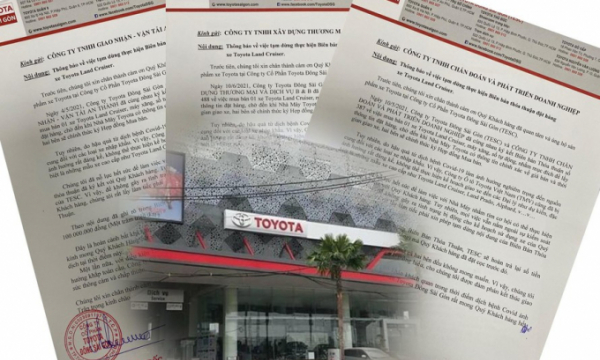 Công ty Toyota Đông Sài Gòn thất hứa với khách hàng