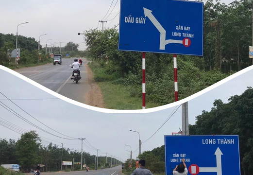 Đồng Nai đóng một tuyến đường để thi công sân bay Long Thành